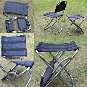 CHENGHUIXIN Outdoor Folding Chair Aluminum Alloy Fishing Camping Chair BBQ Stool Folding Stool Portable Picnic Travel Chair