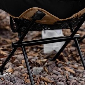 AnYoker Camping Chair, Portable Folding Chair, Beach Chair, Lightweight Hiking Chair,Compact Chair（Black/2pack）