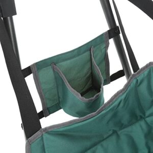 ARROWHEAD OUTDOOR Portable Folding Swinging Hammock Camping Chair, Removable Canopy, Perfect for Stargazing, Cup Holder, Storage Pouch, Carrying Bag Included, Supports up to 300lbs, USA-Based Support