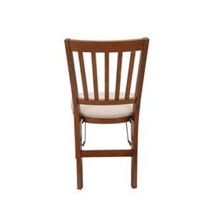 Stakmore School House Folding Chair Finish, Set of 2, Fruitwood