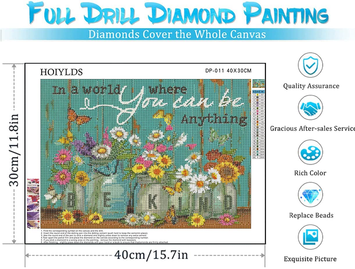 6 Pack Diamond Painting Kits for Adults - Diamond Art Packs Kits for Adults Beginner, DIY Full Drill Diamond Dots Paintings with Diamonds Sets Gem Art and Crafts for Adults Wall Decor 11.8x15.7inch