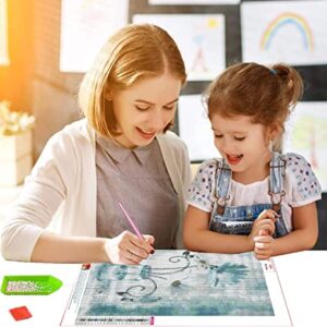 VIGEGU Diamond Painting Kits for Adults - 5D Diamond Art Kits for Adults Kids Beginner,DIY Flowers Full Drill Diamond Dots Gem Art Crafts for Home Wall Decor 12x16inch