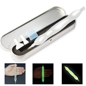 Glow in the Dark Diamond Painting Pen for Diamond Painting Tools and Accessories, Rhinestone Picker Tool Diamond Pen for Quick Stick Pen Diamond Painting Accessories Pens Diamond Art Pens,Yellow Green