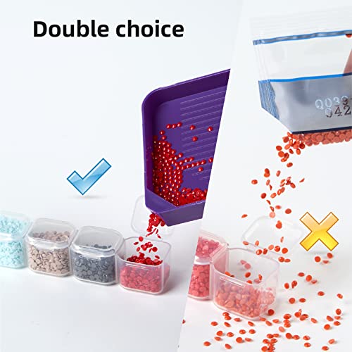 56PCS DIY Diamond Painting Tools and Accessories Kits Multiple Sizes Painting Pens for Adults to Make Diamond Art Craft Tweezers Glue Diamond Correction 28 Girds Storage Box