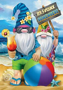 beach diamond painting kits for adults,gnome diamond art for relaxing,parents-children interrction,gift,home decoration(12x16")