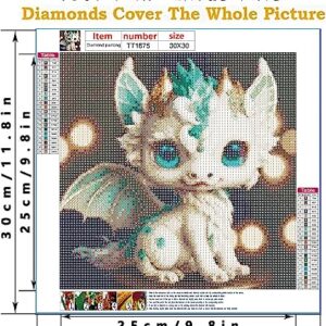 JFYHAB Zodiac Diamond Painting Kits for Adults, Full Drill Chinese Zodiac Diamond Art for Beginners, Round 5D Dragon Paint with Diamonds Pictures Gem Art Painting Kits DIY Adult Crafts Kits 12x12inch