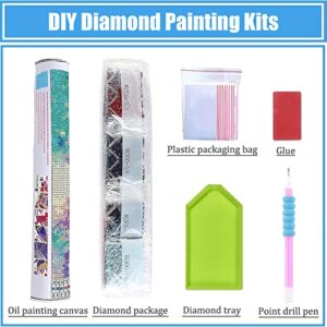 MOOMOH 5D Diamond Painting Kits for Adults - Diamond Art Kits for Adults Kids Beginner,DIY Tree of Life Full Drill Paintings with Diamonds Gem Art for Adults Home Wall Decor Gifts 11.8x15.7inch