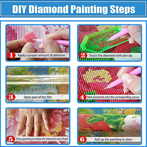 MOOMOH 5D Diamond Painting Kits for Adults - Diamond Art Kits for Adults Kids Beginner,DIY Tree of Life Full Drill Paintings with Diamonds Gem Art for Adults Home Wall Decor Gifts 11.8x15.7inch