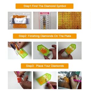 VISIAIP Sunflowers Diamond Painting Kits Butterfly Flower Bottles Log Cabin 5D DIY Full Drill Diamond Art Kits for Adults Kids Flowers Blessing Word Picture Art for Home Wall Decor,15.7 x11.8 inch