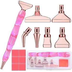 14pcs diamond art pens diamond art accessories and tools exquisite metal diamond painting pen tips and 6 glue clay,comfort grip,faster drilling diamond painting diamond painting accessories tools