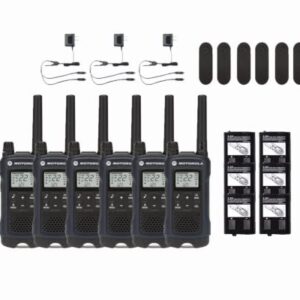 Motorola T460 Two Way Radio 6-Pack Walkie Talkies