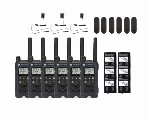 Motorola T460 Two Way Radio 6-Pack Walkie Talkies