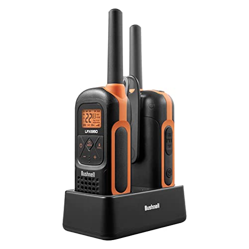 New Bushnell LPX650 Walkie Talkies - Waterproof Long Range Two Way Radios, IP67 Rugged Floating Design, USB-C Rechargeable - Equipped for Wherever Life Takes You (2 Pack)