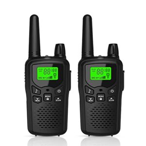 walkie talkies,erelis long rang walkie talkies with 22 frs channels,walkie talkies for adults with lamp,vox,lcd display for outdoor activities
