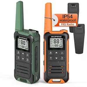 walkie talkies for adults long range baofeng two way radio hiking accessories camping gear toys for kids with flashlight,noaa weather alert scan,vox,22 channel,easy to use(no battery charger)