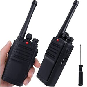 2pcs black 10 meter walkie talkies simple intercom mini interphone for parent child game