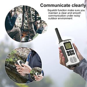 Retevis RT45 Walkie Talkies for Adults,Rechargeable 2 Way Radios Long Range, NOAA,Flashlight,VOX,SOS,Portable FRS Two-Way Radios with AA NIMH Battery USB Charger for Camping Hiking(2 Pack)