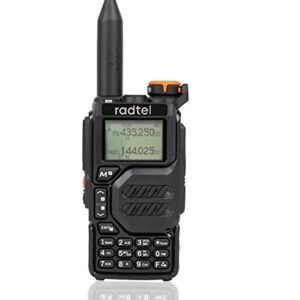 radtel rt-590 tri-band radio air band receive two-way radio 200ch 5 watts noaa weather alert huge features scan/vox/am/fm radio/dtmf