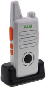 wln kd-c1 kd-c1plus mini handhel porable two way radio uhf transceiver walkie talkie with dock charger white
