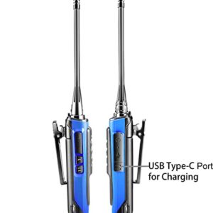 Arcshell Rechargeable Long Range Two-Way Radios with Earpiece 2 Pack Walkie Talkies Li-ion Battery and Charger Included