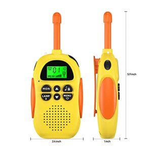 Walkie Talkies for Kids: 2 Pack Rechargeable Kids Walkie Talkies, Long Range 22 Channels 2 Way Radio Kids Christmas Birthday Outdoor Camping Fun Toy Gift for 3-12 Year Old Boys Girls