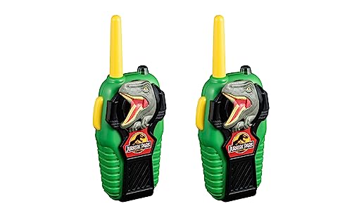 ekids Jurassic Park Toy Walkie Talkies for Kids, Indoor and Outdoor Toys for Kids and Fans of Jurassic Park Toys
