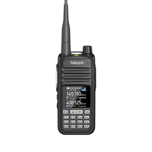 Talkpod A36Plus GMRS Handheld Radio，512 Channel Ham Walkie Talkies for Adult Long Range, AM AIR VHF UHF 7-Band Receive