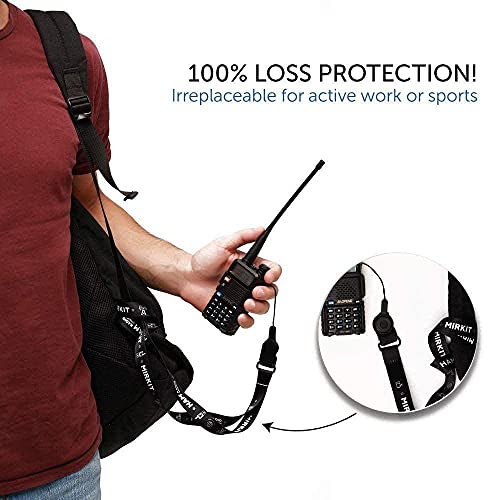 Lanyard Mirkit HAM Radio Operator Neck Strap BAOFENG Accessories and Radio Equipment Quick Release for Two Way Radios, Ham Radio Gifts