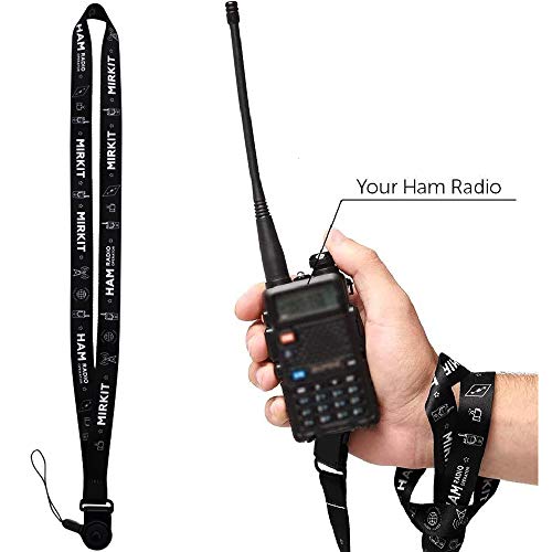 Lanyard Mirkit HAM Radio Operator Neck Strap BAOFENG Accessories and Radio Equipment Quick Release for Two Way Radios, Ham Radio Gifts