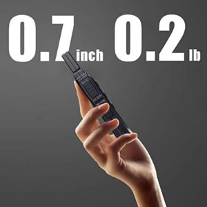 Retevis RT19 Walkie Talkies Rechargeable FRS 22 Channel 1300mAh Lightweight Small Two Way Radio Long Range Walky Talky for Neighborhood Skiing Gift Hunting(2 Pack)