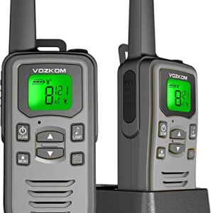 Long Range Walkie talkies, 2 Way Cb Radio Rechargeable, Camping Walky Talky for Adults, Survial Kits and Equipment, 142 Privacy Codes, & NOAA Weather Scan