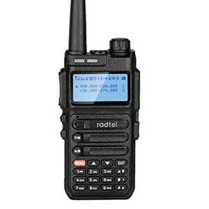 radtel rt-610 dual band gmrs radio portable 5w walkie talkie with noaa scanning and receiving ham two-way radio long range handheld