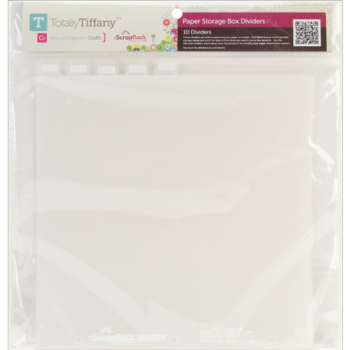 Totally-Tiffany SCRAPRACK BX DIVIDERS, Transparent