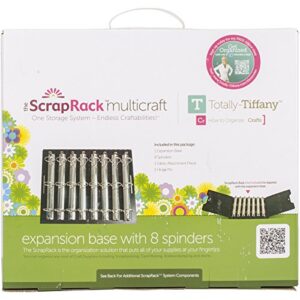 totally-tiffany scraprack expansion base and 8 spinders, black