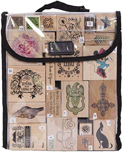 Crafter's Companion SSG17 Totally-Tiffany 9 11.5 x 2 Stamp with Store and Go Bag, Clear Inches