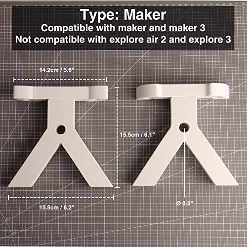 𝗟𝗢𝗣𝗔𝗦𝗔 Stand Legs Compatible with Cricut Maker 3 and Maker, Cricut Maker Accessories and Supplies for Save Space, Cricut Stand for Organize and Storage (Maker Series Machine Only)