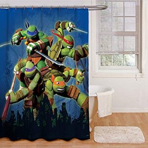 nickelodeon teenage mutant ninja turtles "heroes" shower curtain