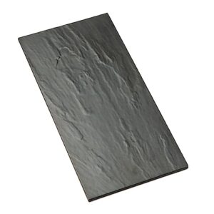 american metalcraft fslt18 platters, 8.45" length x 17.95" width, black