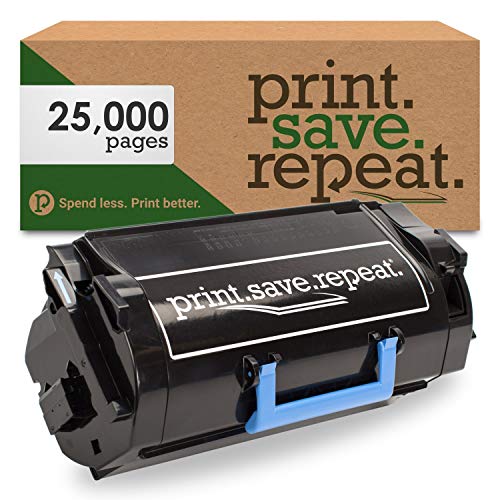 Print.Save.Repeat. Dell 2TTWC High Yield Remanufactured Toner Cartridge for B5460, B5465 Laser Printer [25,000 Pages]