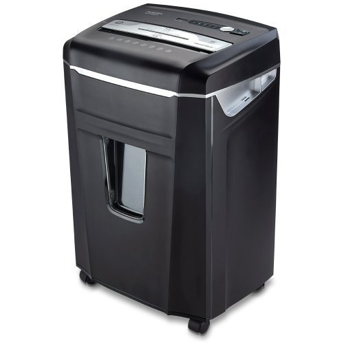 Aurora JamFree AU1400XA 14-Sheet Crosscut-Cut Paper / CD / Credit Card Shredder with Pull-Out Wastebasket