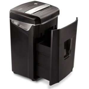 Aurora JamFree AU1400XA 14-Sheet Crosscut-Cut Paper / CD / Credit Card Shredder with Pull-Out Wastebasket