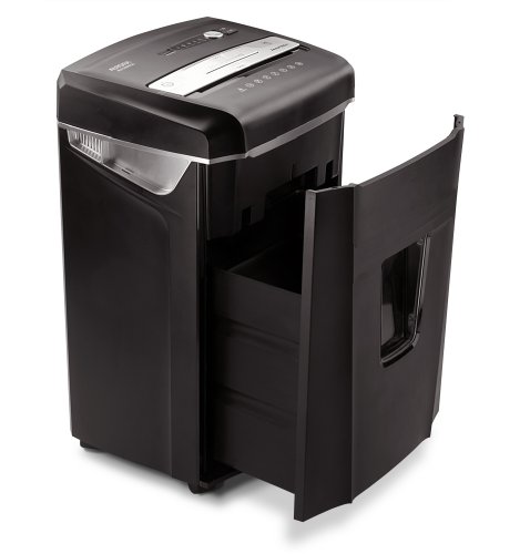 Aurora JamFree AU1400XA 14-Sheet Crosscut-Cut Paper / CD / Credit Card Shredder with Pull-Out Wastebasket