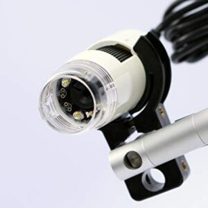 Dino-Lite USB Digital Microscope AM2111-0.3MP, 10x - 50x, 230x Optical Magnification, 4 LEDs