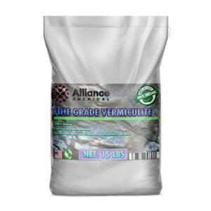 organic fine vermiculite - 15lb box - premium soil amendment for lush indoor and outdoor gardens - ideal for potting plants, succulents, bonsai, orchids, fungus and more - enhances composting, seed starting, and hydroponics - your essential gardening part