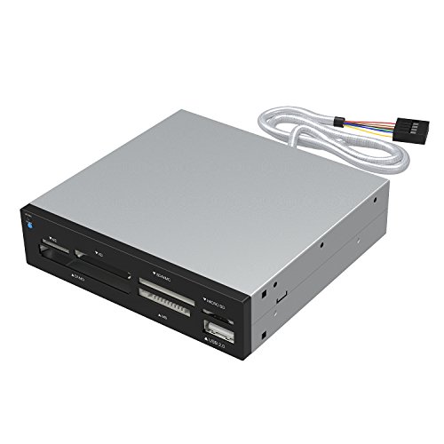 SABRENT 74 in 1 3.5 Inch Internal Flash Media Card Reader/Writer with USB Port (CR-USNT)