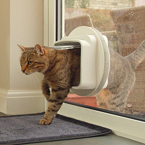 SureFlap Dual Scan Microchip Cat Flap, White