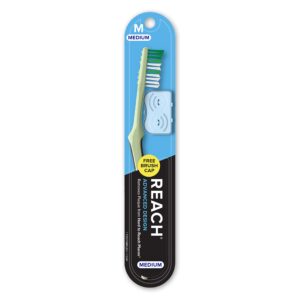 reach advanced design medium adult toothbrush
