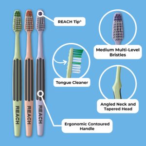 Reach Advanced Design Medium Adult Toothbrush