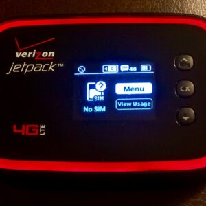 Verizon Wireless MHS291L Jetpack 4G LTE Global Ready Mobile Hotspot with No Warranty - No Contract