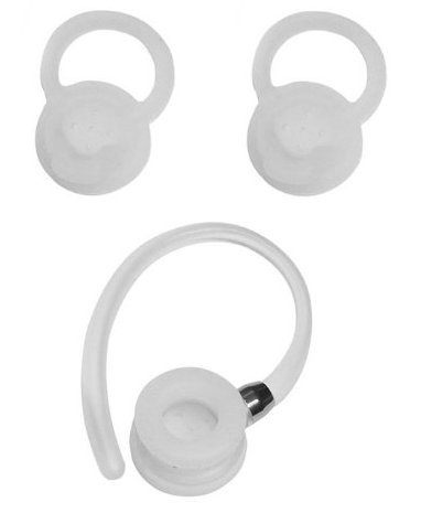 OEM Motorola 3 Sizes Replacement Earbuds Tips Ear Gels Bud Cushions and 2 Ear Hooks for Hx550 Hz720 H19txt H17txt H17 H525